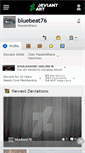 Mobile Screenshot of bluebeat76.deviantart.com