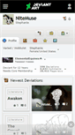 Mobile Screenshot of nitemuse.deviantart.com