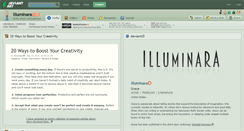 Desktop Screenshot of illuminara.deviantart.com