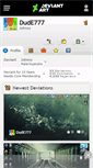 Mobile Screenshot of dude777.deviantart.com