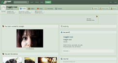 Desktop Screenshot of maggie-rose.deviantart.com