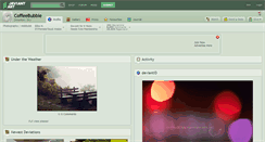 Desktop Screenshot of coffeebubble.deviantart.com