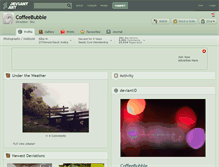 Tablet Screenshot of coffeebubble.deviantart.com