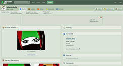 Desktop Screenshot of islamicarts.deviantart.com