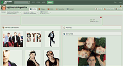 Desktop Screenshot of bigtimerushargentina.deviantart.com