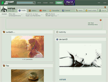 Tablet Screenshot of mirtek.deviantart.com