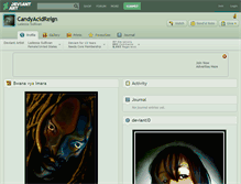 Tablet Screenshot of candyacidreign.deviantart.com