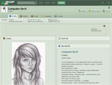 Tablet Screenshot of computer-devil.deviantart.com