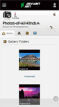 Mobile Screenshot of photos-of-all-kinds.deviantart.com