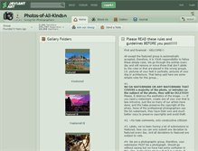 Tablet Screenshot of photos-of-all-kinds.deviantart.com