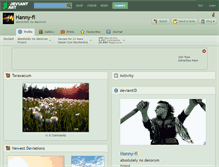 Tablet Screenshot of hanny-fi.deviantart.com