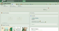 Desktop Screenshot of crybaby-bubbles.deviantart.com