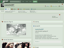 Tablet Screenshot of nuesschen007.deviantart.com
