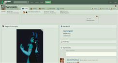 Desktop Screenshot of gamergal64.deviantart.com