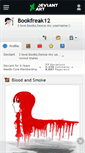 Mobile Screenshot of bookfreak12.deviantart.com