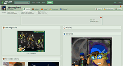 Desktop Screenshot of lightningshard.deviantart.com