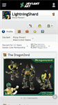 Mobile Screenshot of lightningshard.deviantart.com