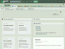Tablet Screenshot of bunniay.deviantart.com