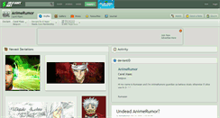Desktop Screenshot of animerumor.deviantart.com