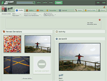 Tablet Screenshot of golff.deviantart.com