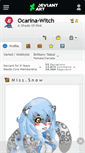 Mobile Screenshot of ocarina-witch.deviantart.com