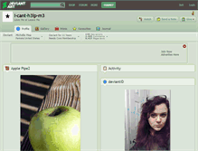 Tablet Screenshot of i-cant-h3lp-m3.deviantart.com