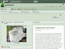 Tablet Screenshot of jerishecyane.deviantart.com
