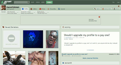 Desktop Screenshot of maverickmen.deviantart.com
