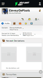 Mobile Screenshot of eleveurdepixels.deviantart.com