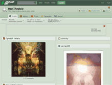 Tablet Screenshot of marsthepixie.deviantart.com