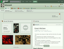 Tablet Screenshot of metsunami.deviantart.com
