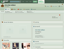 Tablet Screenshot of mrs-mia-wallace.deviantart.com