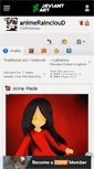 Mobile Screenshot of animeraincloud.deviantart.com