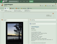 Tablet Screenshot of celticwhispers.deviantart.com