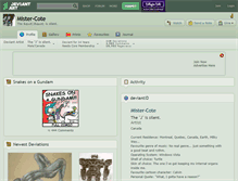Tablet Screenshot of mister-cote.deviantart.com