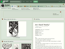 Tablet Screenshot of boobah.deviantart.com