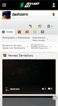 Mobile Screenshot of dashzero.deviantart.com