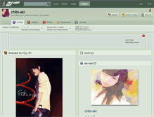 Tablet Screenshot of chibi-aki.deviantart.com