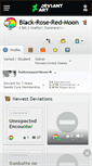Mobile Screenshot of black-rose-red-moon.deviantart.com