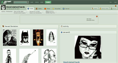 Desktop Screenshot of blood-stained-hands.deviantart.com