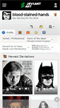 Mobile Screenshot of blood-stained-hands.deviantart.com