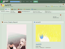 Tablet Screenshot of jaygirl95.deviantart.com