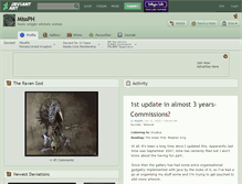 Tablet Screenshot of missph.deviantart.com