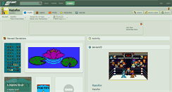 Desktop Screenshot of kazufox.deviantart.com