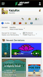 Mobile Screenshot of kazufox.deviantart.com