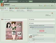 Tablet Screenshot of bugalug17.deviantart.com