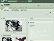 Tablet Screenshot of kanachan.deviantart.com