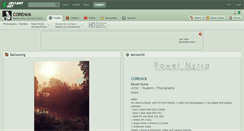 Desktop Screenshot of corenick.deviantart.com