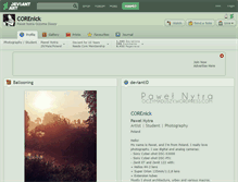 Tablet Screenshot of corenick.deviantart.com