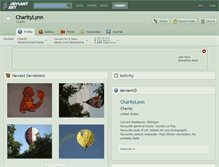 Tablet Screenshot of charitylynn.deviantart.com